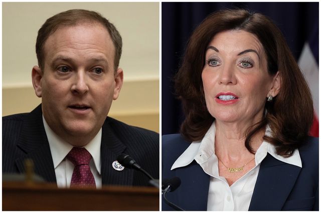 Long Island-based Rep. Lee Zeldin will face off against incumbent Democratic Gov. Kathy Hochul in November.